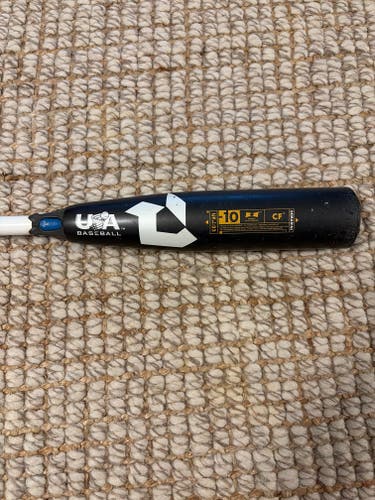 2022 DeMarini CF Composite USABat Certified Bat (-10) 19 oz 29" (Used)