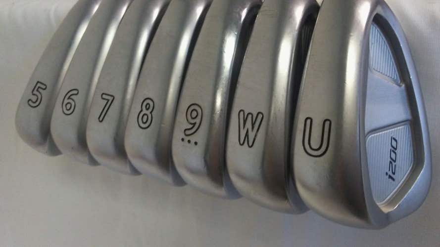 Ping i200 Irons Set 5-PW+UW Black Dot (Steel AWT 2.0, REGULAR) Golf Clubs