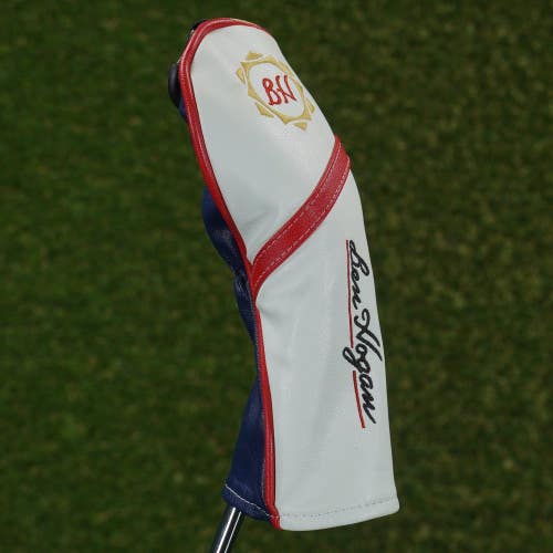 Ben Hogan Hybrid Headcover Sunburst Logo White / Blue / Red With Changeable #'s