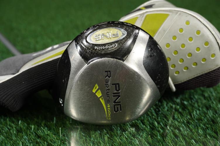 Ping Rapture 460cc 9 Driver TFC 909D Stiff Flex Graphite Shaft RH W/ Headcover