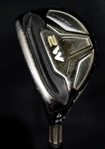 TAYLORMADE M2 4 HYBRID FLEX: STIFF LOFT: 22 LENGTH: 40.5 IN LEFT HANDED