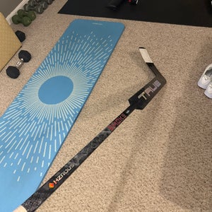 Senior True HZRDUS Smoke Regular Goalie Stick 25" Paddle (Used)