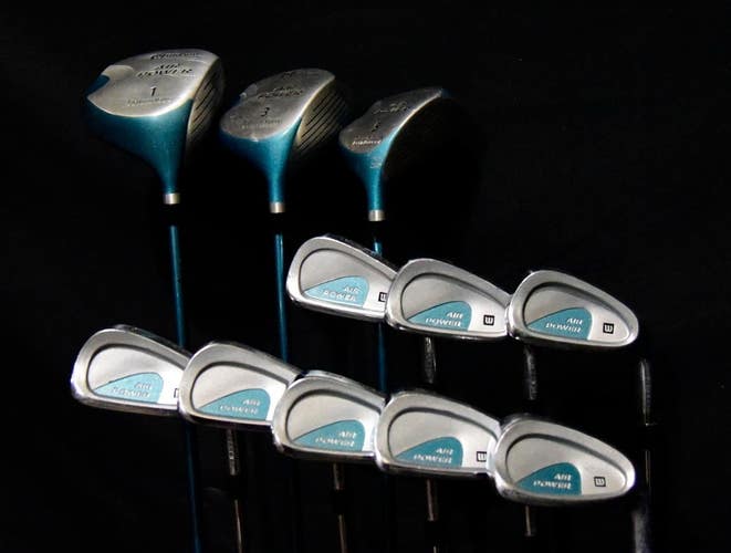 WILSON AIR POWER GOLF SET FLEX: LADIES LENGTH: (5) 37.5 IN RIGHT HANDED