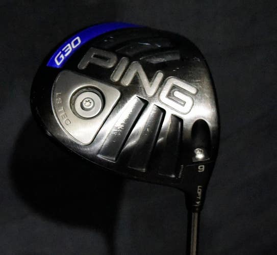 PING G30 DRIVER LOFT: 9 FLEX: STIFF LENGTH: 44.5 IN RIGHT HANDED