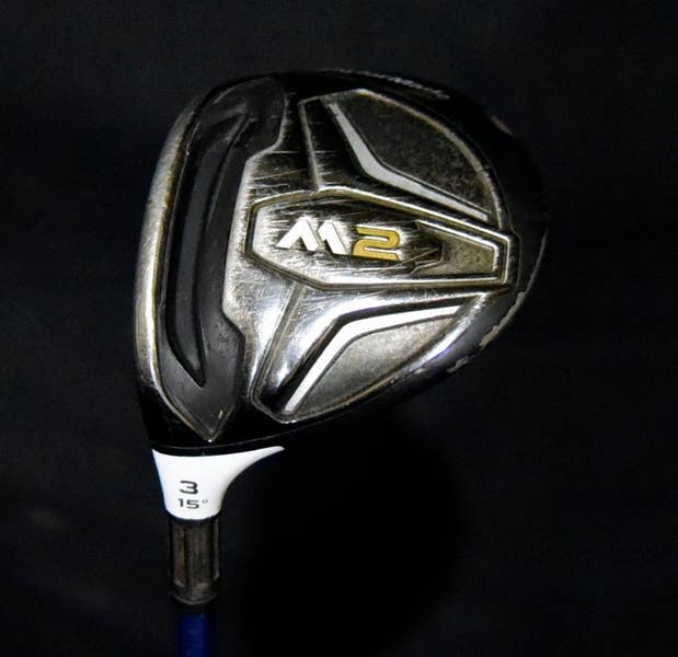TAYLORMADE M2 3 WOOD FLEX: STIFF LOFT: 15 LENGTH: 43.5 IN LEFT