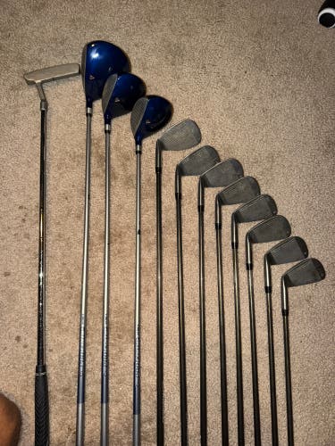 Wilson pro staff irons 3-P Dunlop Driver 3 and 5 Wood