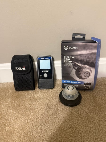 Pocket Radar SR1100 Smart Coach Radar Gun And Blast Motion Baseball Swing Analyzer - Used Excellent