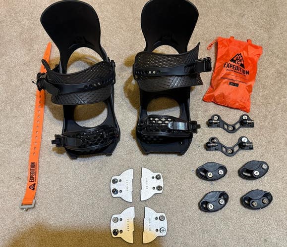 Union Charger Pro Splitboard Snowboard Bindings Medium (US 8-10) Black 2026