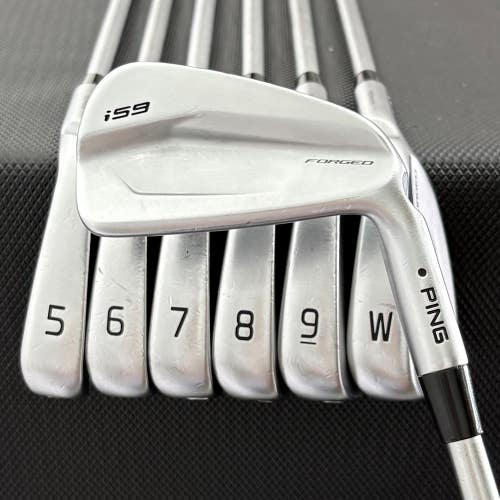 PING I59 IRON SET 4-W BLACK DOT