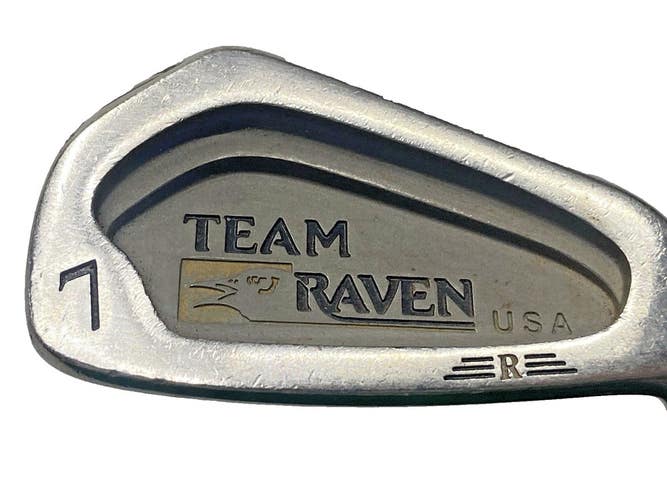 Team Raven USA 7 Iron Weighted Warm-Up And Swing Trainer Steel 37" RH Wrap Grip