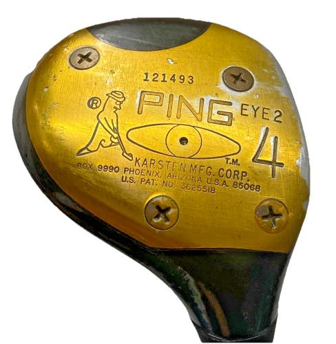 Ping Eye2 Karsten 4 Wood Black Dot ZZ Lite Stiff Steel 41.5 RH Tour Wrap Grip HC