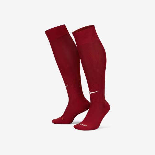 Nike Academy Socks Unisex Large Red Dri-Fit Knee High Football Active KFC1107