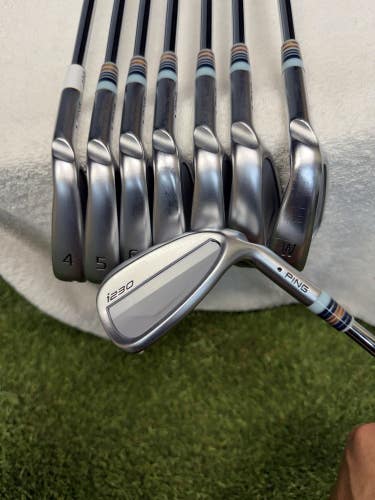 Ping i230 Iron Set (4-W,U) AMT 2.0 Stiff Flex Shafts RH