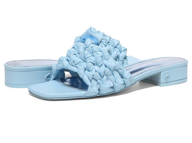 Circus NY by Sam Edelman Kenna Sandals Womens 7.5M Poolslide Blue Slide ZOGG2962