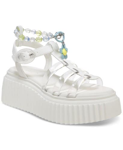 Circus by Sam Edelman Ester Sandals Womens US 9M Bright White Platform ZOGG2778