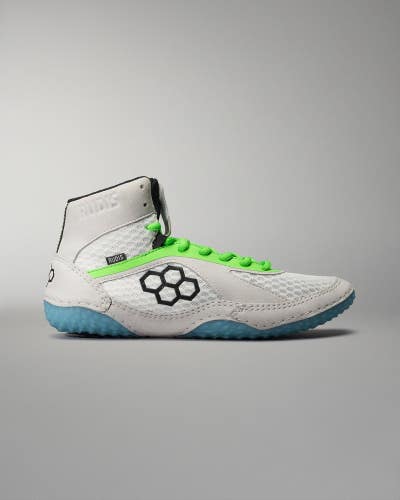 Rudis Alpha 2.0 Sneakers Men's White Mid Top Athletic Wrestling Shoes LIQ1134