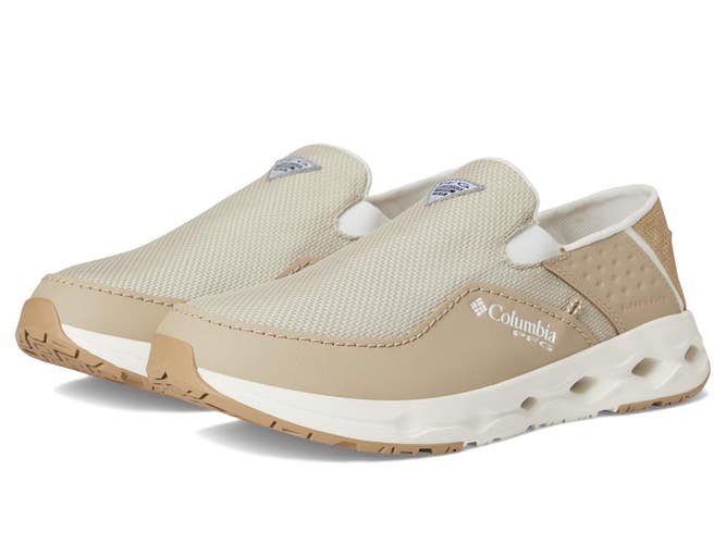 Columbia Bahama X Sneakers Men's 12 D Fossil Beach Slip-On Fishing Shoes LIQ1024