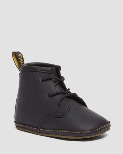 Dr. Martens 1460 26808001 Boots Crib 1 Black Auburn Leather Ankle Bootie LIQ1050