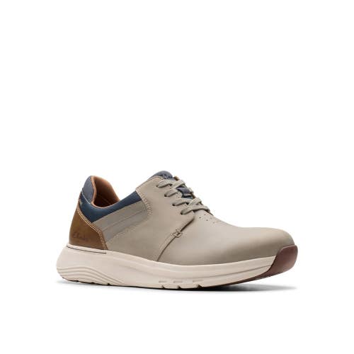 Clarks Motion Trek PT Sneakers Men's Gray Leather Lace Up Walking Shoes LIQ999