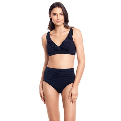 Lauren Ralph Lauren Beach Club Solid Bottom Womens 14 Black High-Waisted GBO2708