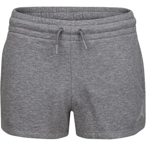 Jordan Essentials Shorts Girls XL Gray Jumpman Logo Drawstring Active FROG681