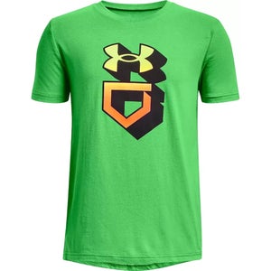 Under Armour Gradient Icons T-Shirt Boys XL Green Short Sleeve Baseball DSGL1320