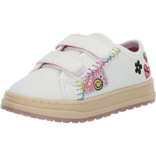 Steve Madden Maples Sneakers Toddler US 8 M White Canvas Comfort Shoes HTAT1632