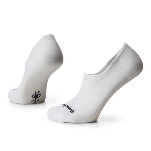 Smartwool Everyday Socks Unisex Large White Stretch Cushion No Show GBO2722