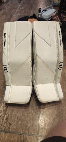 28" + 1 Warrior Ritual G6 E+ Goalie Leg Pads (Used)