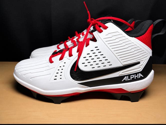 Men's Size M 9.0 (W 10.0) Nike Cleats Mid Top (Used)