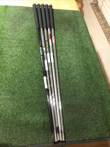 Bundle Of 5 KBS, TT, ProjectX,Mitsubishi Stiff Steel/Graphite 7 Iron Shafts Read