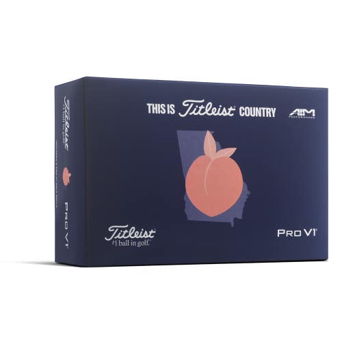 TITLEIST PRO V1 GEORGIA AIM GOLF BALL HALF DOZEN