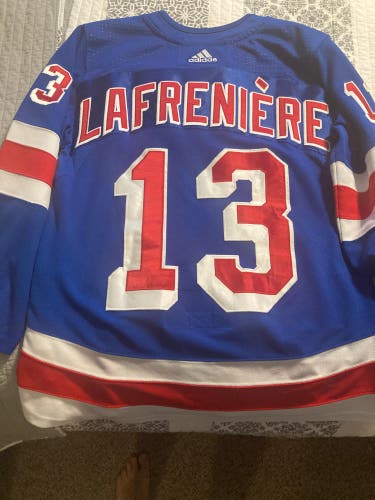 Alexis Lafreniere 13  Size 46 Adult Unisex Adidas Jersey (Used)