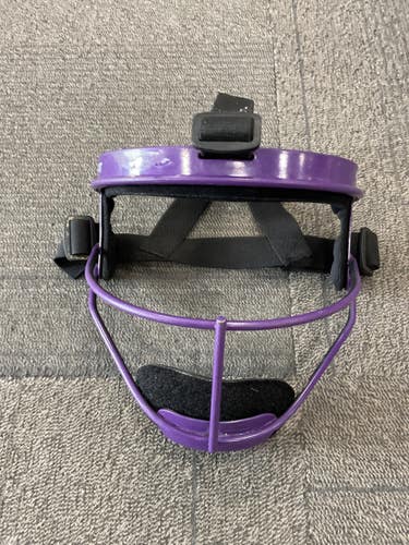 Used RIP-IT DEFENDER FIELDING MASK BB/SB Fielders Mask Purple SM 11614-S000240618