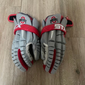 2025 BIG10 Champion Ohio State Buckeyes Rzr Lacrosse Gloves