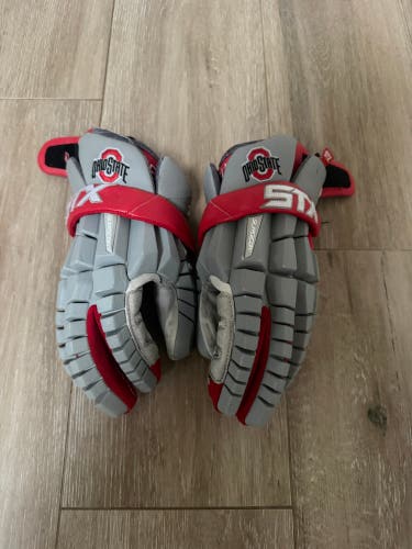 2025 BIG10 Champion Ohio State Buckeyes Rzr Lacrosse Gloves