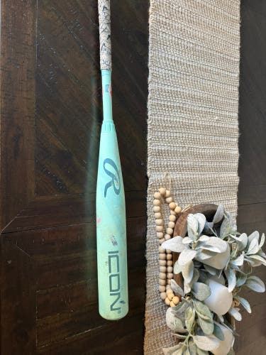 2026 Rawlings Icon Composite USSSA Certified Bat (-8) 24 oz 32" (Used)