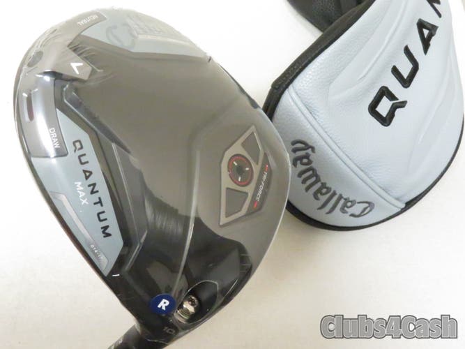 Callaway Quantum Max Driver 10.5° Denali Frost Silver 50g 5.5 Regular +HC  NEW
