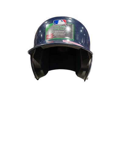Used Rawlings BB HELMET Batting Helmet No Mask Navy Blue One Size 11847-S000037243