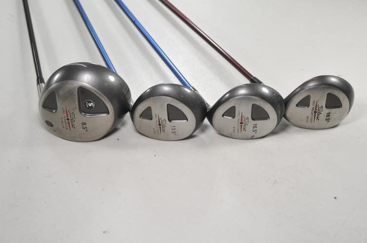 Titleist 975D 8.5* Driver and 13.5*, 16.5*, 18.5* Fairway Woods Set #222886