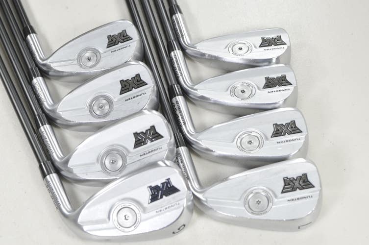 PXG Gen7 0311 XP Chrome 4-W,GW Iron Set Senior Flex KBS MAX 55 Graphite # 219418