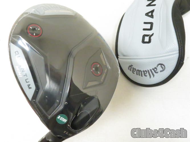 Callaway Quantum Mini Driver 11.5° Fujikura Ventus Black 6-X +Cover .. NEW
