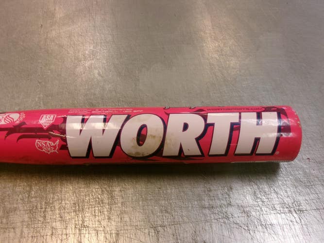 Used Worth AMP BB/SB Fastpitch Bat Pink 27" 11339-S000204416
