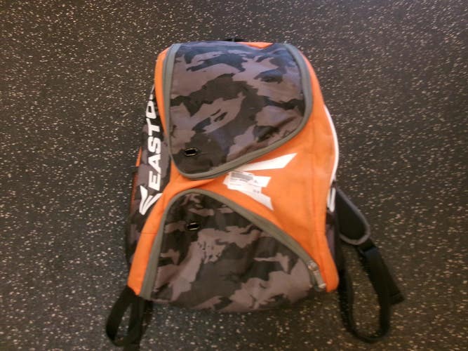 Used Easton BACKPACK BB/SB Player Carry Bag Orange 11339-S000204415