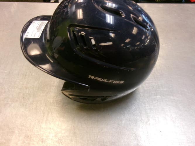Used Rawlings HELMET Batting Helmet No Mask Navy Blue One Size 11339-S000204407