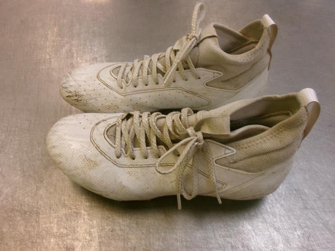 Used Adidas Adult FB Cleats White Senior 8.5 11339-S000204398