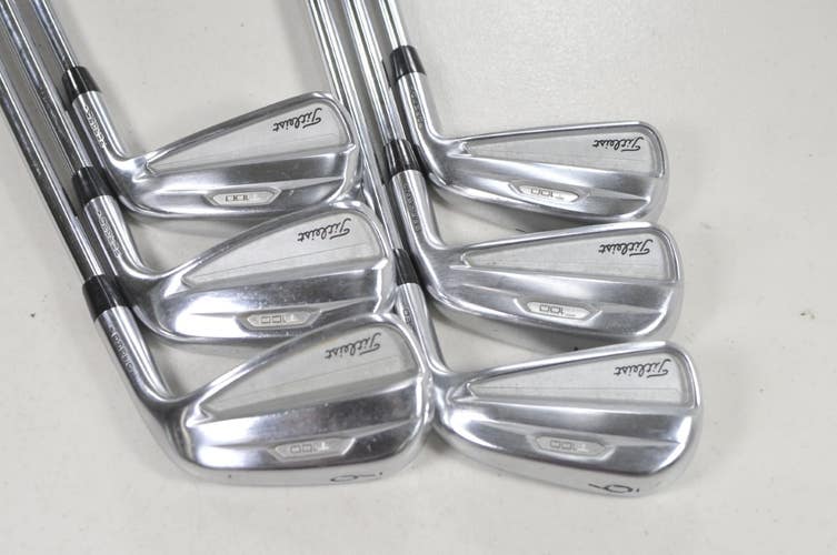 Titleist T100 2021 4-9 Iron Set Stiff Flex Project X LZ 6.0 120g Steel # 222812