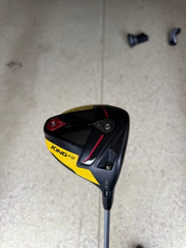Men's 2019 Cobra King F9 Speedback Right Handed Driver Stiff Flex 10.5 Loft Graphite Shaft (Used)