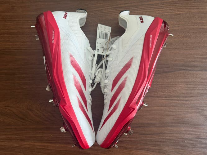 adidas Men’s Adizero Electric+ 2.0 PE Metal Baseball Cleats | Size 14 JQ8524