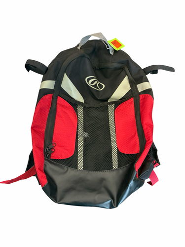 Used Rawlings BACKPACK BB/SB Player Backpack Red 11682-S000136018